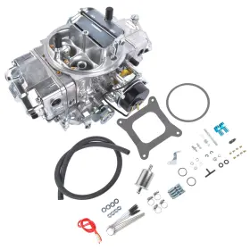 Br-67257 Oe Quality Aluminum Carburetor 4150 Mechanical Secondary 750 Cfm 4 Barrel Dual Fuel Inlet