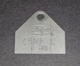 C5afu Original Ford 65-69 Autolite 1101 Motorcraft Carburetor Tag Galaxie Custom 500 3.9l C5afu Original Ford 65-69 Autolite 1101 Motorcraft Carburetor Tag Galaxie Custom 500 3.9l