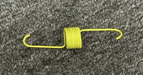 2086 Paragon 1968 Corvette 427 Inch Holley Tri Power Yellow Throttle Arm Return Spring - New