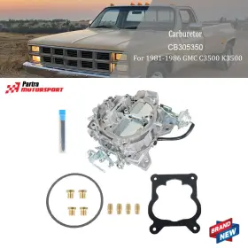 Pt105490a Partra Fit For Gmc 1981-1983 1984-1986 C3500/k3500/c2500 V8 305-350 Durable Carburetor