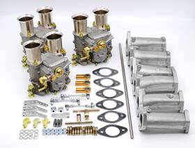 Pierce Manidolds K9114 Weber Triple 45 Dcoe Conversion Kit For Chrysler Slant 6