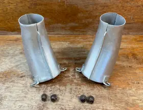 546.06.062 Porsche 356 912 Carb Preheat Air Duct For Guide Tubes With Hardware