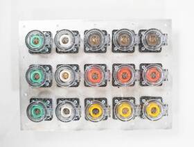 Power Assemblies Pnl05acdbe90dsmcs 15 Position Cam Lock Panel 1200 Amp 3 Phase 120/208v Male