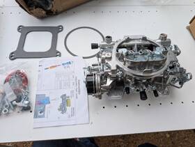 Pqy 663254210696 New 4 Barrel Carburetor Like Edelbrock 1411 Performer 750 Cfm Electric Choke