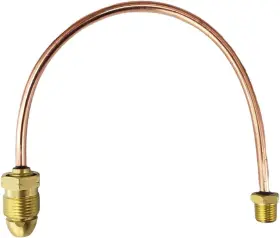 2329-36 Proparts1 36 Inch Copper Pigtail Pig Tail 1/4 Mpt Pol Propane Lpg Extension Regulator Npt