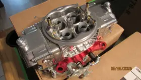Q850bt-red Quick Fuel Technology Holley Qft 850 Cfm 4150 Blow-through Supercharger Or Turbocharger Use Carb
