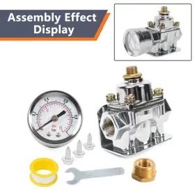 Frg023-804 Rastp Low Fuel Pressure Regulator Gauge Kit Holley Carburetor Carb Quick 12-804 Frg023-804 Rastp Low Fuel Pressure Regulator Gauge Kit Holley Carburetor Carb Quick 12-804