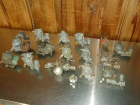 Rebuilders Lot Se22826 Vintage Of 15 Small Engine Carburetor Carbs Briggs And Stratton Tecumseh