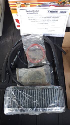 Redline K-610-m Mitsubishi With Mikuni Dgev Std Trans K610m Weber Carburetor Kit