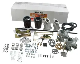 K1311 Redline Genuine Dual Weber 34 Ict Port Carb Kit For Vw Type 3 - Free Ship