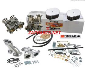 Redline Weber K1317 Vw T-1 And T-2 Carburetor Kit K 1317 Dual 40 Mm Idf Carburetors