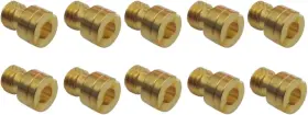 Rllyerfba-1730 Rllyer 10pcs Round Head Main Jet 4mm For Gy6 50cc 139qmb Scooter Keihin Carb Pz19