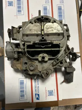 17057204ayn Rochester Q Jet Carburetor Was On A Square Body