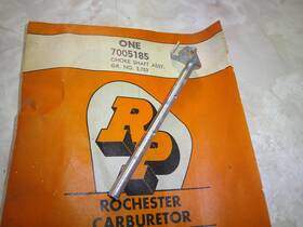 Rochester 7005185 Carburetor Choke Shaft 1953-1955 1956 Chevrolet 1954-59 Truck Ser. 3