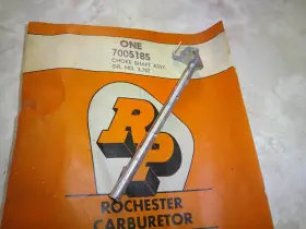 7005185 Rochester Carburetor Choke Shaft 1953-1955 1956 Chevrolet 1954-59 Truck Ser. 3 7005185 Rochester Carburetor Choke Shaft 1953-1955 1956 Chevrolet 1954-59 Truck Ser. 3