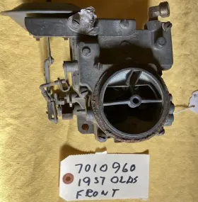 7010960 Rochester 2g Oldsmobile J-2 3x2 Front 1957 Without Riginal Vacuum Motor