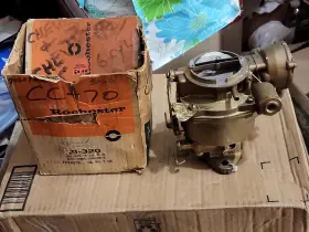 7016206 Rochester 7020108 1962 Chevrolet 1bbl Carburetor 6cyl 235 Reman Delco V6