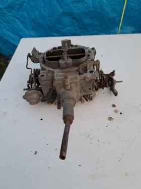 7055350 Rochester Quadrajet Carburetor Carb 4bbl - Sold As-is Needs Rebuilt