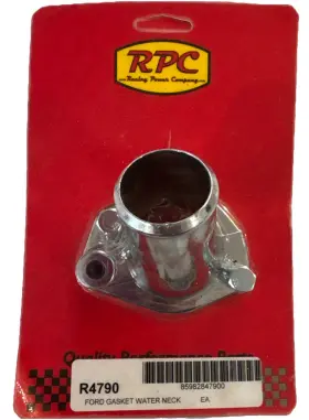 R4790 Rpc Water Neck Chrome Ford 260 289 302 351w Thermostat Housing