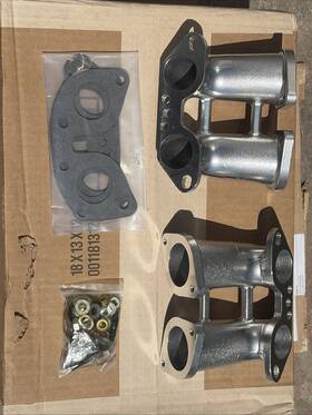 Scat 30049 Vw Type 4 Porsche 914 Manifiolds Fits Webers Dellortos Free Shipping