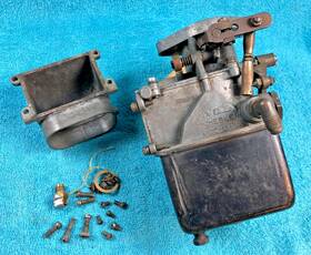 Schebler 1930-reo Original 1930 Marmon Model U Carburetor Ux-53 For Parts Or Restoration