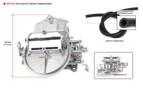 Sjdyymx 797332773077 2300 Model 500 Cfm 2 Barrel Carburetor With Manual Choke J10 Cj5 Cj7 For 361 Engine