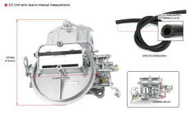 Sjdyymx 797332773077 2300 Model 500 Cfm 2 Barrel Carburetor With Manual Choke J10 Cj5 Cj7 For 361 Engine Sjdyymx 797332773077 2300 Model 500 Cfm 2 Barrel Carburetor With Manual Choke J10 Cj5 Cj7 For 361 Engine