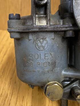 Solex 30pict1 Vintage German Stock 30 Pict-1 12v Carburetor 1967-1970