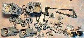 Solex 34picb 2-solex 34 Picb Carburetors With Linkage For 59-65 Mercedes 220b 220sb
