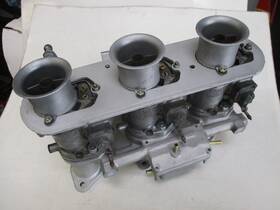 Solex 90110810400 Porsche 911 P40-i Carburetors Move Stiff Excellent Passenger Rebuildable