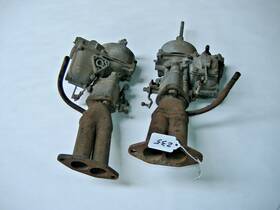 Solex Brosol H40/44 Vw Bug Dual Carburetors Eis Rebuildable Port #235