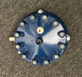 Standard Motor Products Lu-435 1974-92 Jaguar V12 Xjs Distributor Cap-standard U435-12 Cyl-blue