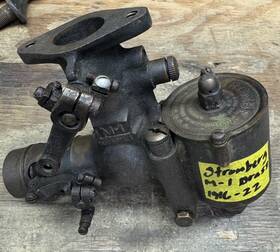 Stromberg 1016921 Rare Vintage Oem 1916-22 M-1 Brass Carburetor Flange 7031