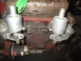 377-758 Su Mg Td Carburetor Set With Linkage Rare Xpag 1945-1953