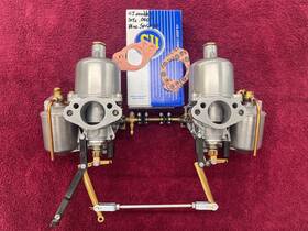 Su Auc728 Mg Tf H4 Carburetor Pair Fully Restored And Original