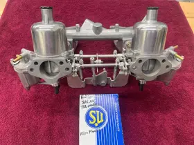 Aud209 Su Triumph Tr4a Hs6 Carb Set Fully Restored And Original