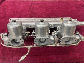 Su Aud227 Jaguar Xke S1 4.2 Fully Restored Hd8 Carb Set With Manifold And Peripherals
