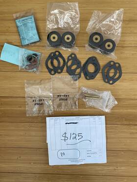 Su Gs-1466 Rebuild Kit Forcarburetors For Mga 1500 Gs Needles -2 Carbs Nitrophyl Floats