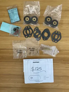 Gs-1466 Su Rebuild Kit Forcarburetors For Mga 1500 Gs Needles -2 Carbs Nitrophyl Floats