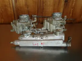1980612 Sunbeam Alpine Twin Dual Carb Assembly Zenith 1-barrel Carburetor C1744 1980612 Sunbeam Alpine Twin Dual Carb Assembly Zenith 1-barrel Carburetor C1744