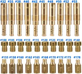 Terberlskua00808 Terberl 30 Pieces Carburetor Main Jet Kit 10pcs Slow Pilot Jets And 20pcs Terberlskua00808 Terberl 30 Pieces Carburetor Main Jet Kit 10pcs Slow Pilot Jets And 20pcs