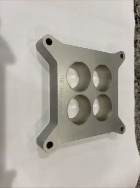 Prp100125000 The Governor Billet Flowed Holley 1 Inch Carburetor 4 Hole Spacer With 1.250 Inserts