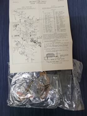 Tomco Duro 7 50-423-2 Asian Circa 1970s Carburetor Rebuild Kit