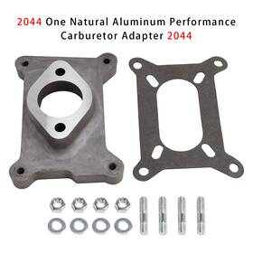 Topteng 2044 One Natural Aluminum Performance Carburetor Adapter &