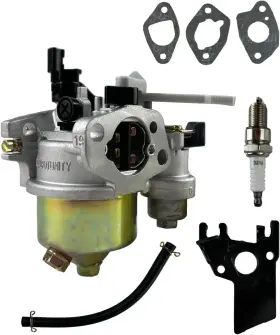 Turbotunity A14 Hxx Carburetor And Spark Plug For Honda 5.5hp 6.5hp 196cc 212cc Gx160