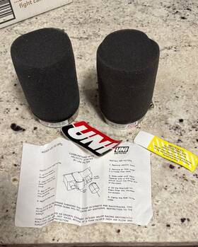 Uni 09-9045 Weber 45 Dcoe Air Horn Filter Socks - Nos