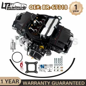 Br-67318 Uritue Carburetor Mechanical Secondary 650 Cfm Black Gasoline Universal