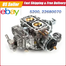 22680070 Virego Dfev 32/36 2 Barrel Carburetor For 76-83 Vw Fiat Dodge Ford 2.0l 2.3l Holley 5200
