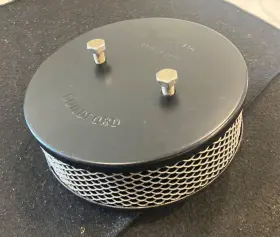 Auc-878 Vokes Ltd Mg Mga Carburetor Air Filter Assembly Oem With Vent Tube