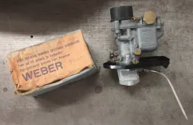 22im Weber Fiat 600 Carb/manifold With Rebuild Kit